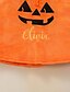 cheap Girls&#039; Hoodies &amp; Sweatshirts-Kids Unisex Hoodie Long Sleeve Cartoon Pumpkin Letter Orange Cotton Children Tops Active Fall Halloween Regular Fit 3-8 Years