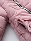 cheap Girls&#039; Jackets &amp; Coats-Girls&#039; 3D Plain Coat Long Sleeve Fall Winter Active Basic Polyester Kids 2-6 Years Street Vacation Regular Fit