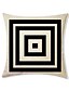 abordables Hogar y Jardín-juego de 9 fundas de almohada de lino de imitación, cojín moderno de moda geométrica contemporánea