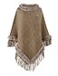 cheap Sweaters &amp; Cardigans-Women&#039;s Turtleneck Cape Poncho Sweater