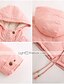 cheap Women&#039;s Coats &amp; Jackets-Women&#039;s Parka Long Coat Loose Jacket Solid Colored Blushing Pink Army Green Black / Cotton