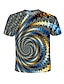cheap Boys&#039; Tees &amp; Blouses-Kids Boys&#039; T shirt Short Sleeve 3D Print Graphic Optical Illusion Rainbow Children Tops Summer Active Regular Fit 4-12 Years