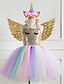 cheap Toddler Girls&#039; Dresses-&#039;Girls&#039; Unicorn Princess Tutu Party Dress Set&#039;