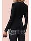 cheap Super Sale-Women&#039;s Basic U-Neck Long Sleeve Slim T-Shirt
