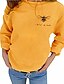 cheap Sweaters-Autumn Crew Neck Pullover with Bee Design
