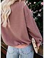 cheap Women&#039;s Clothing-Women&#039;s Solid Color Pullover Oversized Casual Sports Weekend Sportswear Casual Teddy Hoodies Sweatshirts  Long Sleeve Blushing Pink Army Green Gray / Wet and Dry Cleaning
