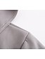 cheap Coats &amp; Trench Coats-Women&#039;s Coat Hoodie Jacket Active Casual Street Daily Valentine&#039;s Day Coat Regular Polyester Gray Purple Red Fall Winter Hoodie Loose S M L XL XXL 3XL / Windproof