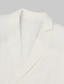 preiswerte Damen Jacken-Damen Blazer Tasche Solide Geschäftlich Langarm Mantel Normal Herbst Frühling Standard Jacken Rosa / Gekerbtes Revers / Arbeit / Baumwolle
