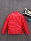 cheap Girls&#039; Jackets &amp; Coats-Kids Girls&#039; Long Sleeve Jacket Coat Black Pink Red Zipper Plain Active Fall Spring 3-13 Years School