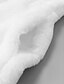 preiswerte Pelz &amp; Ledermode für Damen-Damen Mantel aus Kunstpelz Hochzeit Strasse Täglich Herbst Winter Lang Mantel Regular Fit warm halten Jacken Langarm Farbblock Pelzkragen Weiß Schwarz