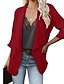 cheap Blazers-Women&#039;s Blazer Fall Winter Business Daily Valentine&#039;s Day Regular Coat Warm Breathable Regular Fit Casual Jacket Long Sleeve Quilted Solid Color Black Red White