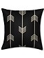 abordables Hogar y Jardín-juego de 9 fundas de almohada de lino de imitación, cojín moderno de moda geométrica contemporánea