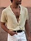 baratos Men&#039;s-Camisola de manga curta de lapela estilo masculino camisola de manga curta de verão fina sy0079