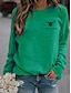 cheap Sweaters-Autumn Crew Neck Pullover with Bee Design