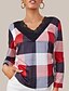 cheap Women&#039;s Clothing-LITB Basic Women&#039;s V-Neck Lattice Graticule Shirt Women Lace Top Blouse Daily Summer