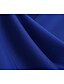 abordables Vestidos casuales-Mujer Vestido hasta la Rodilla Vestido de Columpio Amarillo Rosa Vino Verde Trébol Azul Real Negro Manga Corta Frunce Plisado Color sólido Escote Redondo Primavera Verano caliente Casual Retro 2021