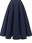cheap Party Dresses-Women&#039;s Knee Length Dress A Line Dress Blue Blushing Pink Wine Navy Blue Sleeveless Ruched Solid Color V Neck Fall Summer Elegant Formal 2021 S M L XL XXL / Party Dress