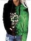 cheap Hoodies &amp; Sweatshirts-Women&#039;s Rose Hoodie Pullover Hoodie Sweatshirt Print 3D Print Sports &amp; Outdoor Casual Daily Sportswear Work Hoodies Sweatshirts  Green Purple Orange
