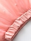 abordables Conjuntos de Ropa para Niña-Niños Bebé Chica Camiseta y falda Manga Larga 2 Piezas Rosa Con Cuentas Malla Letra Regular Dulce 2-8 años