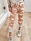 cheap Bottoms-Women&#039;s Basic Army Print Jogger Sweatpants Full Length Pants Micro-elastic Sports Outdoor Daily Camouflage Mid Waist Quick Dry Loose Army Green Orange S M L XL