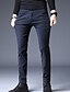 cheap Pants-Men&#039;s Stretch Casual / Sporty Pocket Straight Pants Chinos Full Length Pants Micro-elastic Business Casual Solid Color Mid Waist Comfort Outdoor Blue Black Gray 32 33 34 36 38