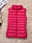 cheap Women&#039;s Coats &amp; Jackets-Women&#039;s Puffer Vest Winter Sleeveless Puffer Jacket Thermal Warm Parka Lightweight Gilet Zip up Red M Fall