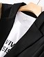 cheap Blazers-Women&#039;s Blazer Pocket Casual Streetwear Daily Work Coat Regular Polyester White Black Apricot Single Breasted One-button Fall Spring Turndown Regular Fit XL XXL 3XL 4XL / Warm / Breathable / Plain