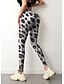 billige Graphic Chic-ultra blødt høj talje leggings til kvinder - almindelig og plus størrelse - zebra / leopard print leggings sort