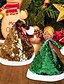 economico cappelli-Per donna Slouchy / Beanie Interni Natale Feste Con lustrini Colore puro Rosso Verde Cappello / Autunno / Inverno