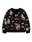cheap Girls&#039; Tees &amp; Blouses-Kids Girls&#039; Sweatshirt Long Sleeve Black Floral Cartoon Unicorn Daily Outdoor Cotton Active Basic 2-8 Years / Fall / Spring