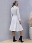 cheap Women&#039;s Clothing-LITB Basic Women&#039;s Dot Ruched Dress A Line Long Sleeve High Waist Body Shaper Summer Hang Out
