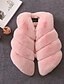 cheap Girls&#039; Jackets &amp; Coats-Kids Girls&#039; Sleeveless Vest Gray Pink Khaki Plain Active Winter 2-8 Years / Cute / Cotton