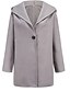 cheap Coats &amp; Trench Coats-Women&#039;s Coat Fall Winter Casual Daily Valentine&#039;s Day Long Coat Windproof Warm Regular Fit Chic &amp; Modern Casual Jacket Long Sleeve Classic Solid Colored Purple Black Gray