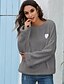 cheap Hoodies &amp; Sweatshirts-Women&#039;s Heart Sweatshirt Pullover Pocket Daily Sports Casual Streetwear Hoodies Sweatshirts  Gray Green Black