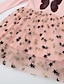 cheap Girls&#039; Dresses-Kids Little Girls&#039; Dress Butterfly Geometric Animal Casual Daily Holiday A Line Dress Sequins Mesh Blushing Pink Midi Cotton Long Sleeve Casual Cute Dresses Fall Winter Regular Fit 2-6 Years