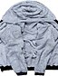 cheap Hoodies-Men&#039;s Zip Hoodie Sweatshirt Jacket Fleece Hoodie Splicing Hooded Daily Fleece Cool Clothing Apparel Hoodies Sweatshirts  Long Sleeve Blue Light Grey
