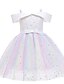 cheap Girls&#039; Dresses-Kids&#039; Sleeveless Polka Dot Galaxy Dress