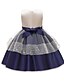 cheap Girls&#039; Dresses-Kids Little Girls&#039; Dress Solid Colored Party Performance A Line Dress Sequins Mesh Bow Blushing Pink Green Red Knee-length Sleeveless Princess Cute Dresses Fall Winter Regular Fit 3-10 Years