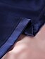 abordables Ropa para dormir y de descanso para mujeres-Mujer 1 juego Pijamas Conjuntos Satén Sencillo Lujo Color puro Poliéster Hogar Fiesta Calle Diseño Regalo Camisa Manga Larga Básico Pantalón Otoño Invierno Bolsillo Blanco Azul Piscina