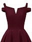 cheap Party Dresses-Women&#039;s Knee Length Dress A Line Dress Blue Blushing Pink Wine Navy Blue Sleeveless Ruched Solid Color V Neck Fall Summer Elegant Formal 2021 S M L XL XXL / Party Dress