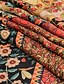 abordables Scarves &amp; Bandanas-Mujer Bufandas de gasa Rojo Multicolor Ropa Cotidiana Bufanda Gráfico / Chales / Todas las Temporadas / Poliéster