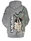 cheap Boys&#039; Tees &amp; Blouses-Kids Boys&#039; Hoodie Long Sleeve Black Light Brown Camel 3D Print Pocket Dog Letter Animal Outdoor Active 4-12 Years / Fall