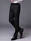 cheap Pants-Men&#039;s Chic &amp; Modern Casual Pocket Dress Pants Pants Business Full Length Pants Micro-elastic Party Business Plain Mid Waist Black Gray Wine Navy Blue 28 29 30 31 32 / Work