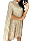 cheap Party Dresses-Women&#039;s Sequin Mini Dress for Spring