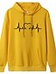 cheap Hoodies &amp; Sweatshirts-Women&#039;s Graphic Hoodie Pullover Daily Weekend Basic Casual Hoodies Sweatshirts  Blue Yellow Blushing Pink