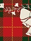 billige Sæt med tøj til hele familien-Jul Forklæde Mor og mig Julegaver Grafisk Julemønster Bogstaver Trykt mønster Rød Sød Stil Matchende tøj / Efterår / Forår