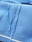 abordables T-shirts et chemises pour garçons-Chandail Garçon Enfants Manches Longues Couleur unie Bleu Enfants Hauts Frais du quotidien L&#039;autume L&#039;hiver Intérieur Extérieur Standard 5-13 ans