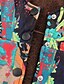 economico Casacos Plus Size para Mulheres-Per donna Taglia grossa Giubbotto Colletto di pelliccia Tasche Color Block Casual Da mare Con cappuccio Manica lunga Autunno Inverno Standard Blu Arancione L XL XXL 3XL 4XL / Streetwear / Monopetto