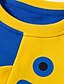 abordables Camisetas y camisas para niños-Niños Chico Sudadera Manga Larga Azul Piscina Amarillo Bloque de color Diario Exterior Algodón Activo Básico 2-8 años / Otoño / Primavera