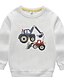 cheap Boys&#039; Tees &amp; Blouses-Kids Boys&#039; Sweatshirt Long Sleeve Green Blue White Cartoon Indoor Outdoor Cotton Cool Daily 2-13 Years / Fall / Winter
